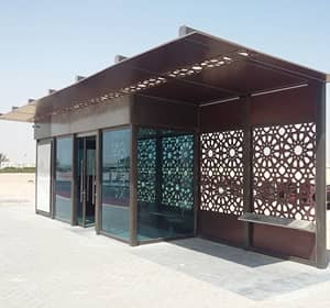 HONYLITE Exported Honeycomb Panels for ABU DHABI Bus Shelters